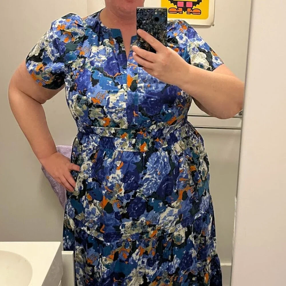 Anthropologie The Somerset Maxi Dress 1X - Picture 4 of 10